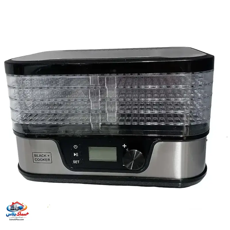 میوه خشک کن بلک کوکر مدل BC-323FD809 | دستگاه خشک‌کن میوه و سبزیجات با گردش هوای یکنواخت و تنظیم دما