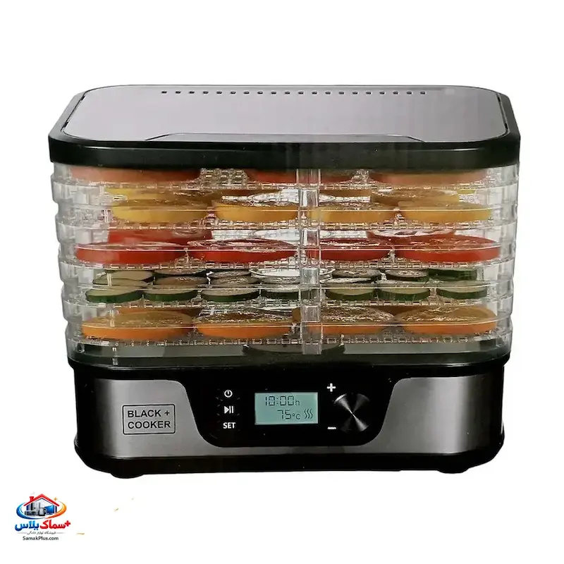 میوه خشک کن بلک کوکر مدل BC-323FD809 | دستگاه خشک‌کن میوه و سبزیجات با گردش هوای یکنواخت و تنظیم دما