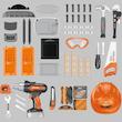 میز ابزار 51 قطعه اسباب بازی OCEANTOYS آیتم 778/46