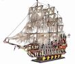 لگو کشتی هلندی سرگردان دزدان دریایی بادبانی بزرگ The Flying Dutchman 13138