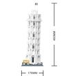 لگو برج کج پیزا سری آرشیتکت Architecture Leaning Tower Pisa LX A447