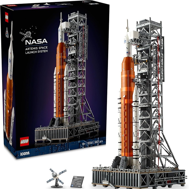 لگو آیکونز 10341 سیستم پرتاب آرتمیس ناسا LEGO Icons NASA Artemis Space Launch System Set