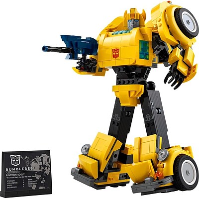 لگو آیکونز ۱۰۳۳۸ بامبلبی ترانسفورمرها LEGO Icons Transformers Bumblebee Action Figure Building 