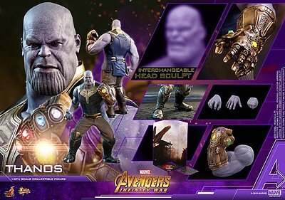 اکشن فیگور تانوس برند هات تویز 42 سانت Hot Toys HT903429 Avengers Infinity Masterpiece Action Figure