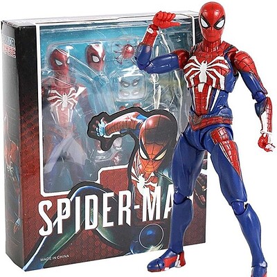 اکشن فیگور اسپایدرمن برند مافکس مدل Spiderman Mafex