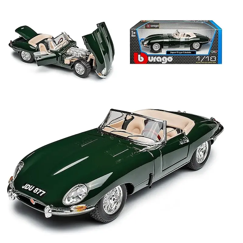 ماکت ماشین فلزی جگوار E Type Cabriolet برند بوراگو Burago