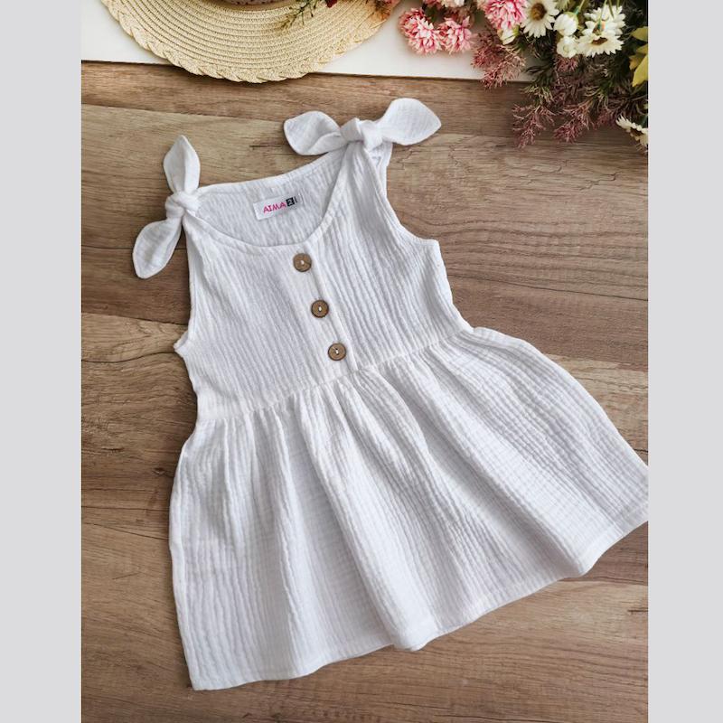 سارافون موسلین مدل پاپیونی 1تا3سال