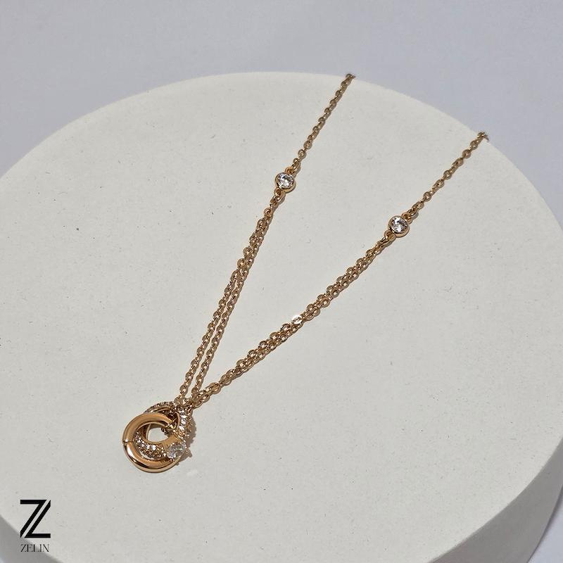 گردنبند آویز حلقه ژوپینگ کد ۱۰۲۹