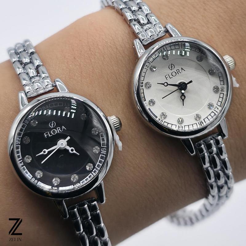 ساعت مچی فلورا مینی زنانه گرد کد ۱۱۰۵