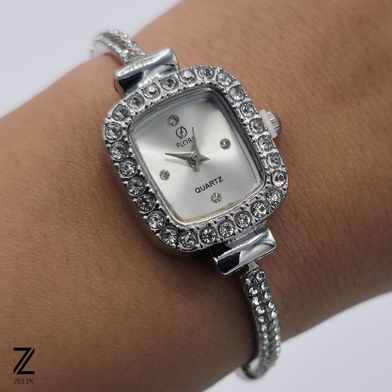 ساعت مچی فلورا بند مارشالی زنانه کد ۱۱۰۴