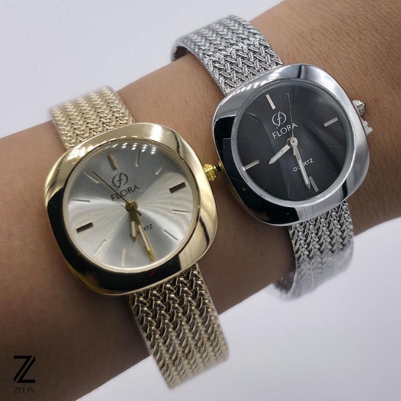 ساعت مچی فلورا حصیری زنانه کد 1120