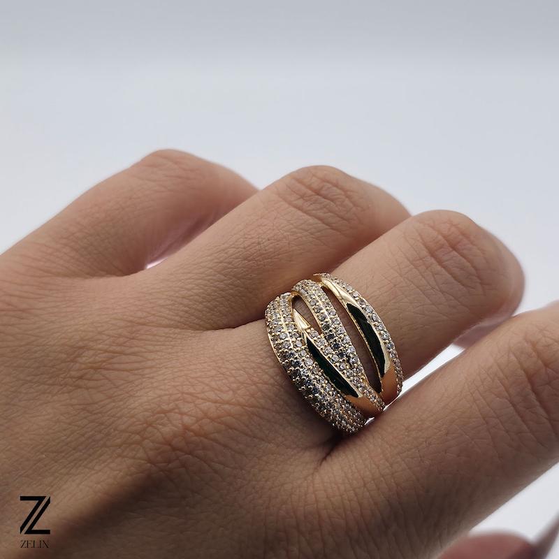 انگشتر نگین دار ژوپینگ کد ۱۲۲۵