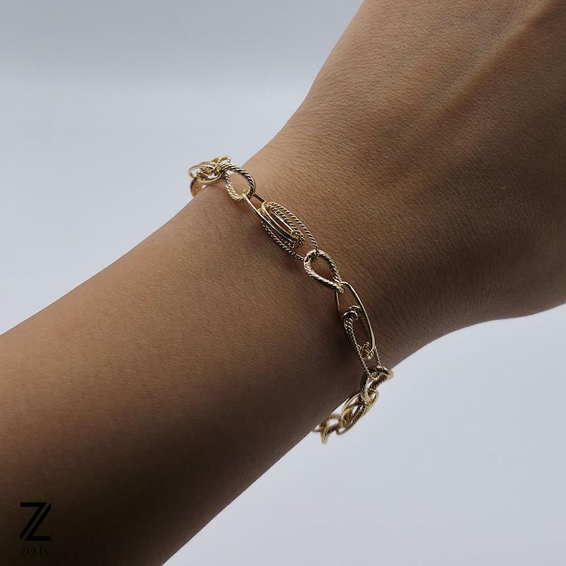 دستبند زنجیری ژوپینگ کد ١٠٢١