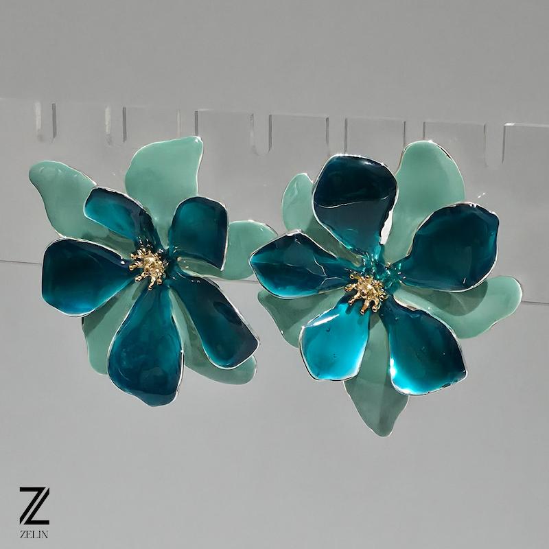 گوشواره طرح گل کد ۱۱۵۷