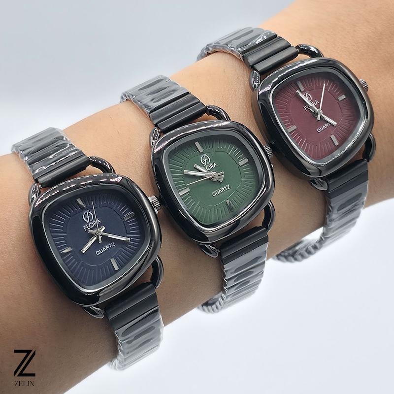 ساعت مچی فلورا دفرمه زنانه مربع کد ۱۱۱۷