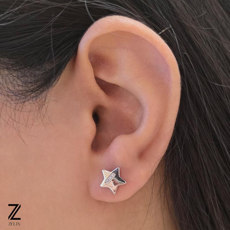 گوشواره ستاره نگینی ژوپینگ کد ۱۲۰۸