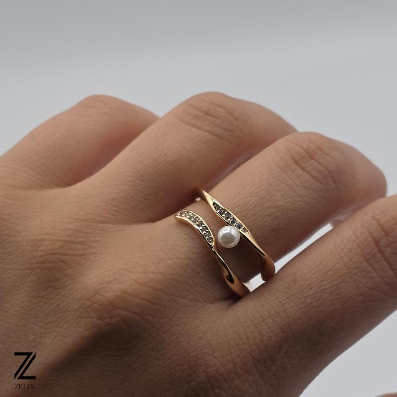 انگشتر مرواریدی ژوپینگ کد ۱۳۰۳