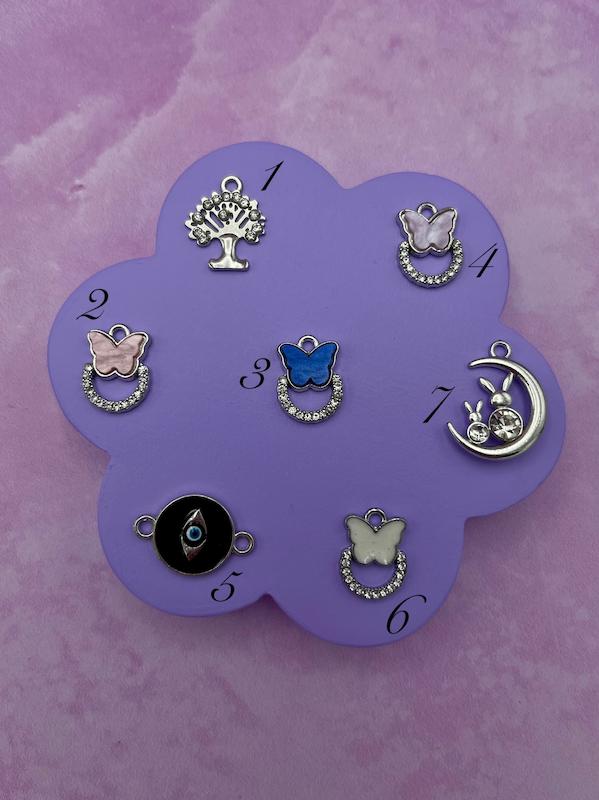 پلاک فانتزی نگین دار