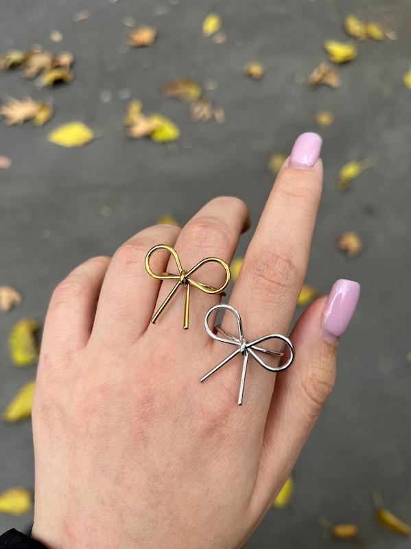 انگشتر پاپیون استیل