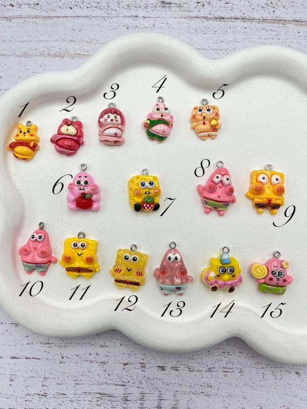 آویز خمیری پاتریک و باب اسفنجی 