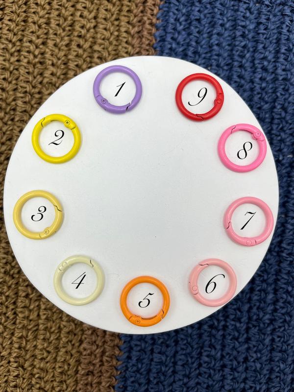 حلقه جاکلیدی رنگی