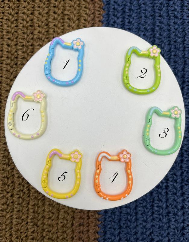 حلقه جاکلیدی رنگی خرگوش