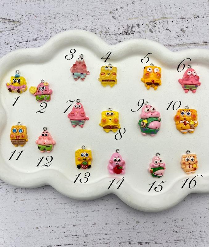 آویز خمیری پاتریک و باب اسفنجی 