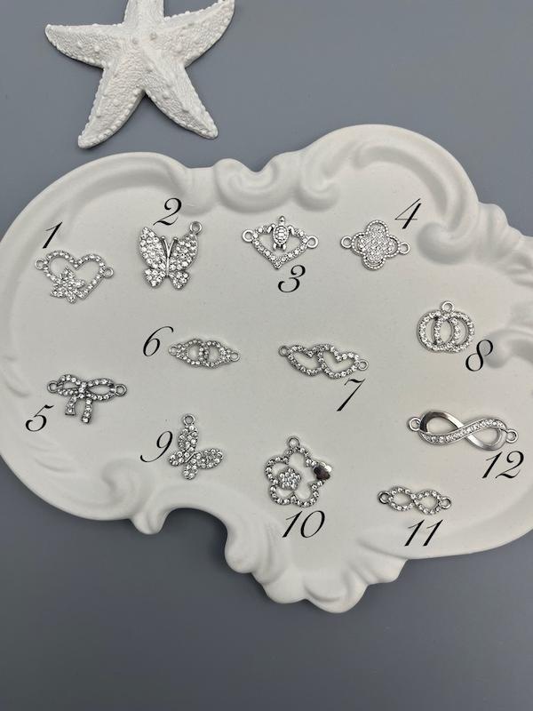 نگین دار نقره ای