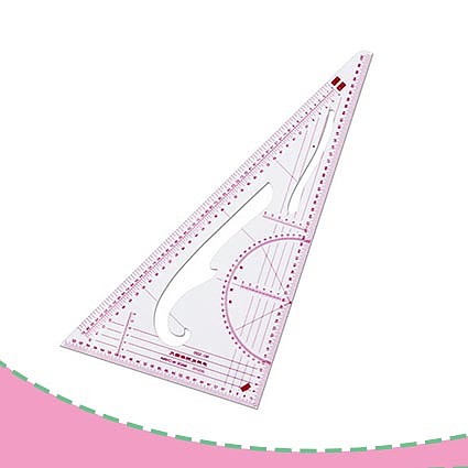 خط کش خیاطی اشل