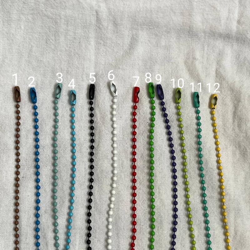 زنجیر ساچمه ای رنگی