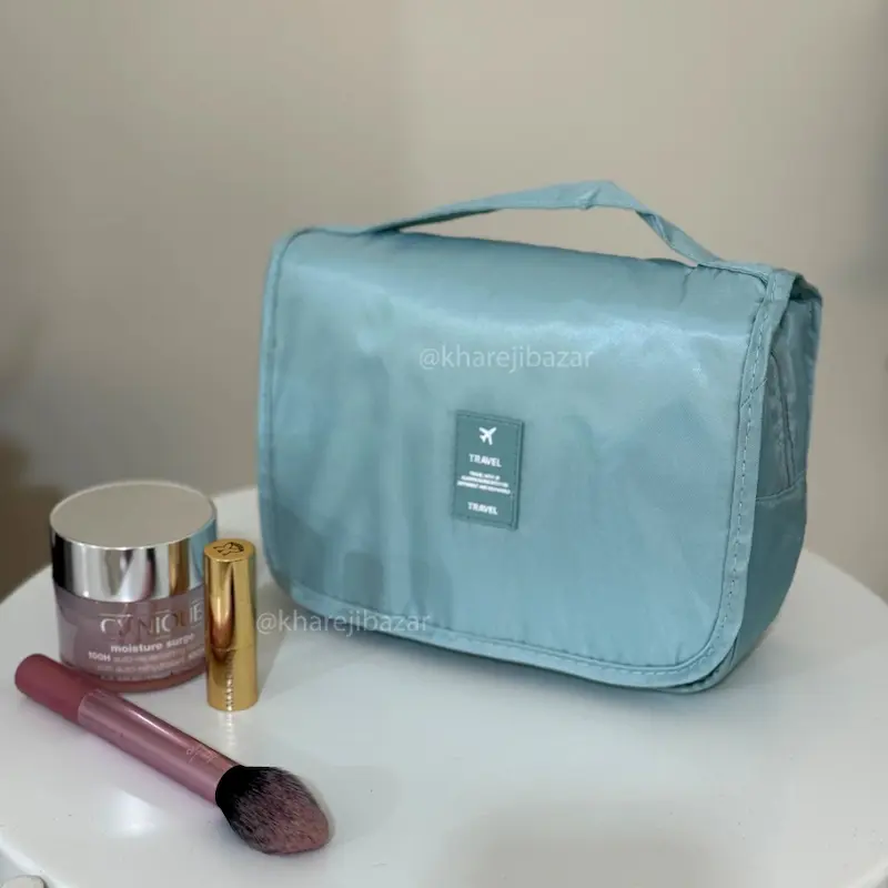 کیف آرایش مسافرتی وارداتی بخش‌بندی داخلی