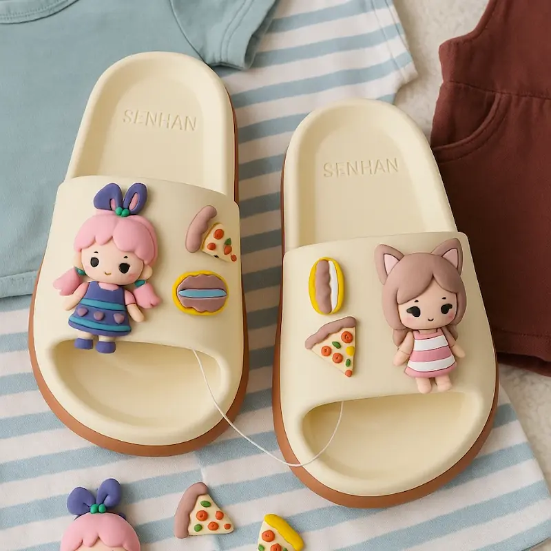 دمپایی بچگانه فانتزی وارداتی نرم و راحت