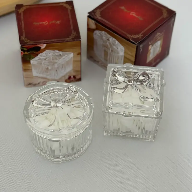 قندان شیشه ای مدل پاپیون