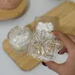 قندان شیشه ای مدل پاپیون