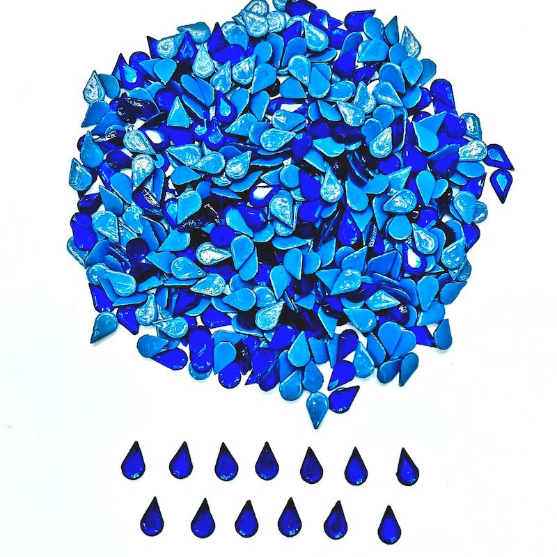 نگین اشکی رنگی