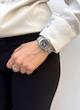 ساعت مچی زنانه مردانه ست امگا سفید مشکی OMEGA