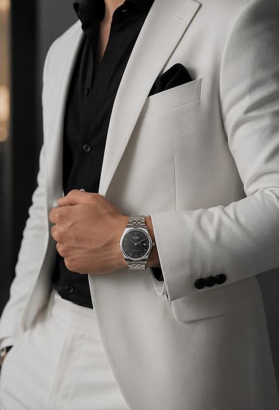 ساعت مچی مردانه کاسیو گادفادر کلاسیک نقره ای مشکی CASIO