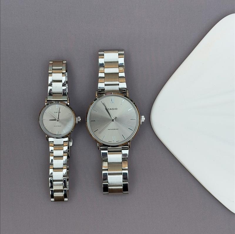 ساعت مچی زنانه مردانه ست کاسیو جنرال کلاسیک CASIO 