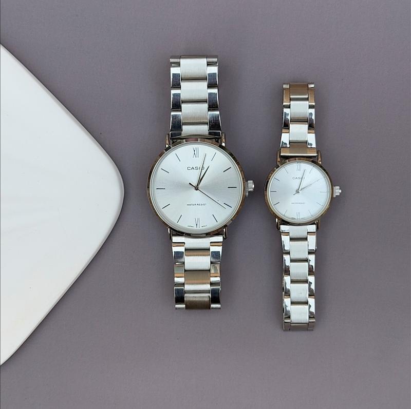 ساعت مچی زنانه مردانه ست کاسیو جنرال کلاسیک CASIO