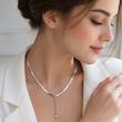 گردنبند ماری طلایی نقره ای تک به قیمت عمده