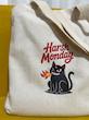 توتبگ متقال طرح گربه Harsh Monday برند خط کج