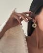 گوشواره صدفی سه حلقه