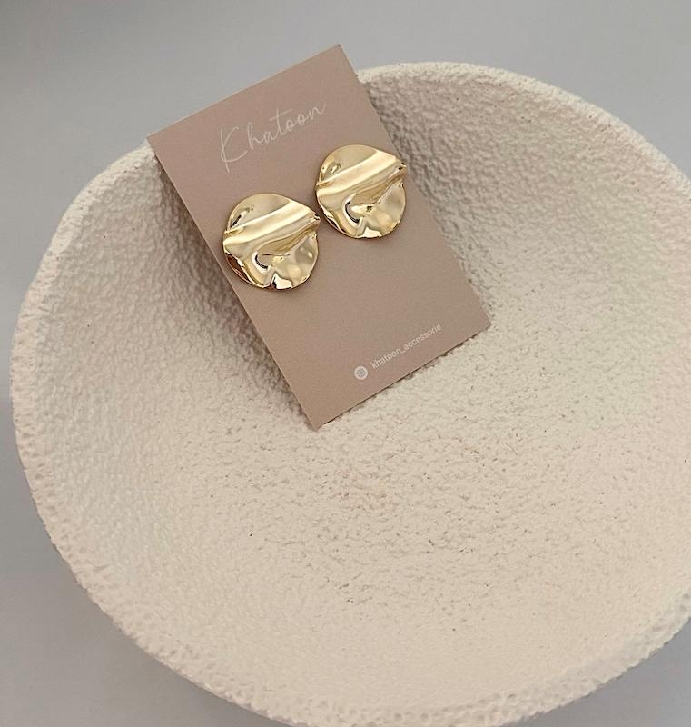 گوشواره دایره چروک 