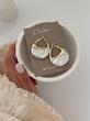 گوشواره حلقه ای مروارید بارووک