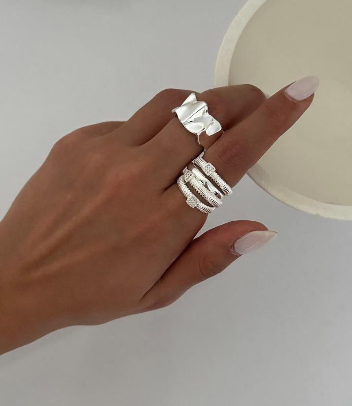 انگشترای آبکاری نقره 