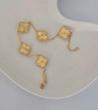 دستبند زنجیری ونکلیف طرح طلا
