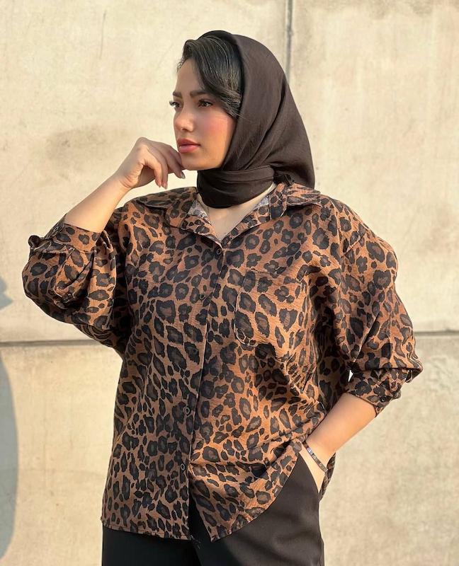 شومیز  زنانه پلنگی