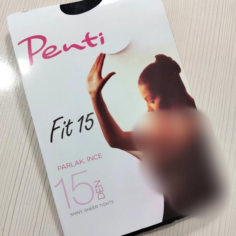 جوراب شلواری شیشه ای FIT 15 _ PENTI کد 0435