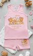 ست زیرپوش رکابی و شورت پادار دخترانه TEDDY برند سیلکا