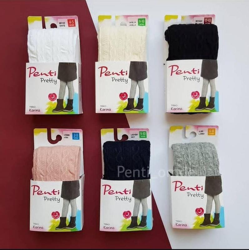 جوراب شلواری بچگانه کارینا(طرح بافت) پنتی Penti